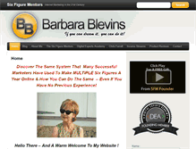 Tablet Screenshot of barbara-blevins.com